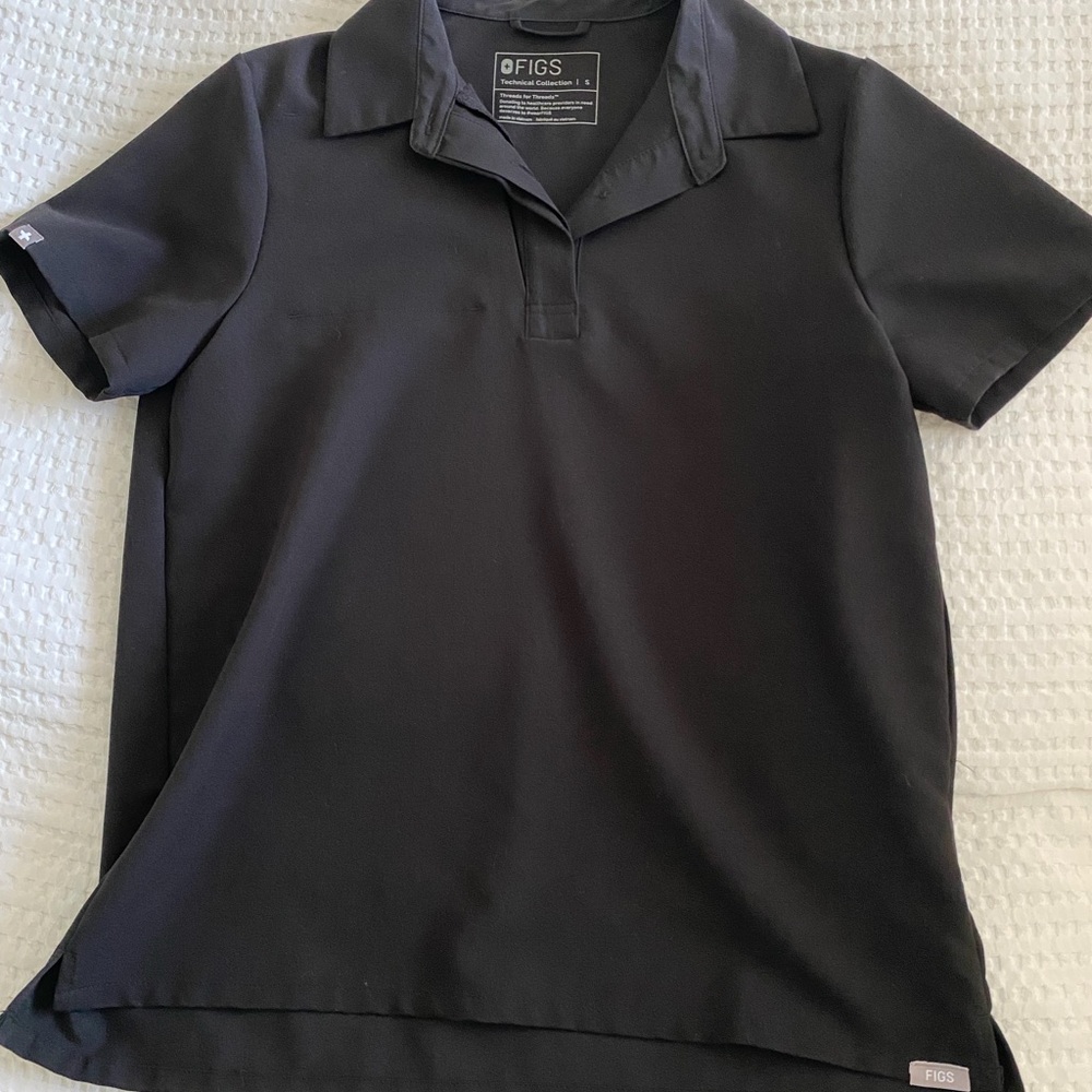 Figs Charcoal Technical Polo